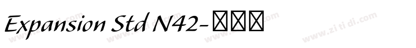 Expansion Std N42字体转换
